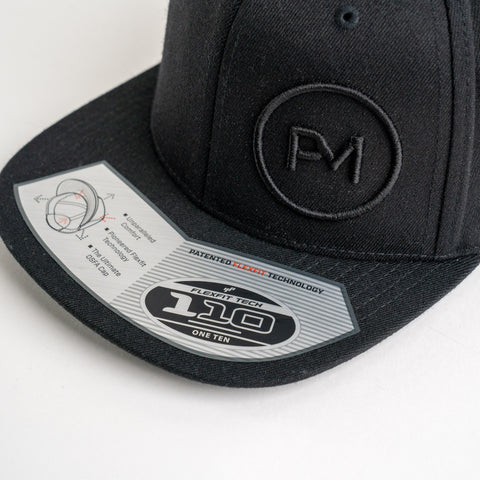 Peakmedia Cap Adult - Nahaufnahme Cap black